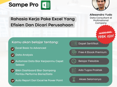 Excel Dari Nol ! Belajar Dari Dasar Sampe Jadi Specialist Excel