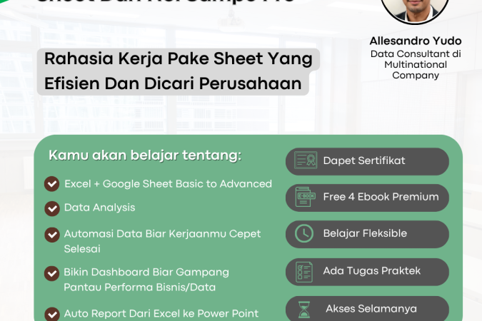 Excel dan Google Spreadsheet dari nol